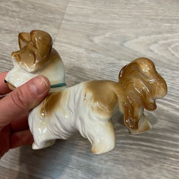 Vintage terrier dog breed porcelain figurine Skye Yorkshire - Picture 5 of 9